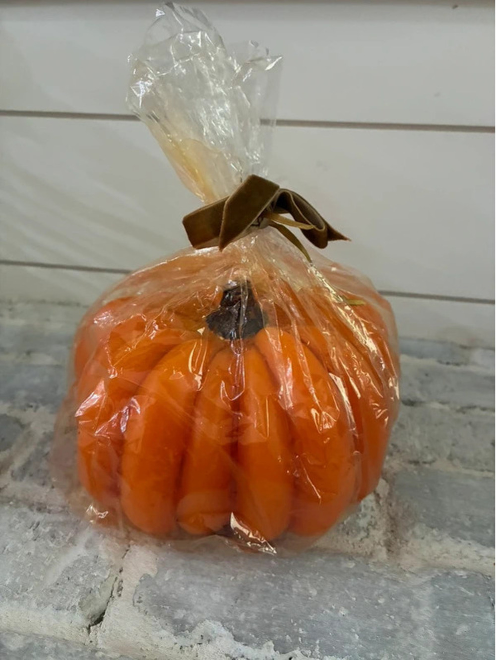Pumpkin candle decor